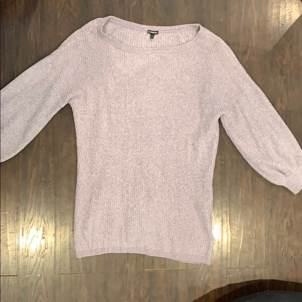 Express Light Purple Sweater Dress